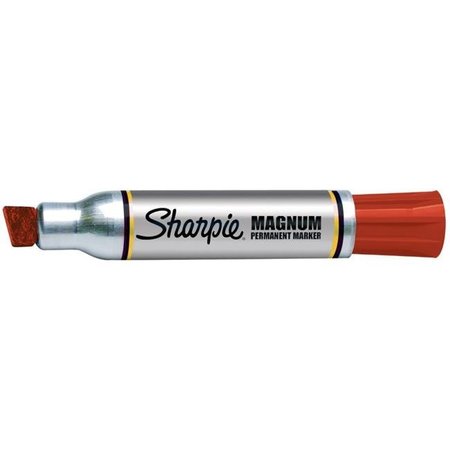 SHARPE MFG CO Sharpie 059241 Magnum Non-Toxic Ink Xylene-Free Permanent Marker; 0.62 In. Jumbo Chisel Tip; Red 59241